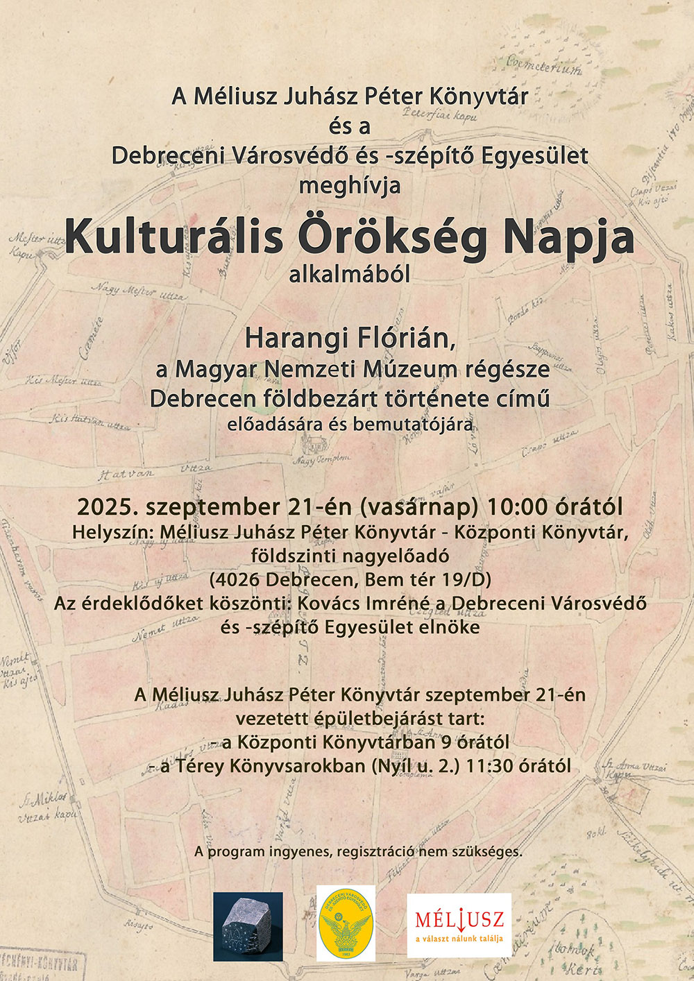 A Kulturális Örökség Napja a Városvédőkkel - 2025.